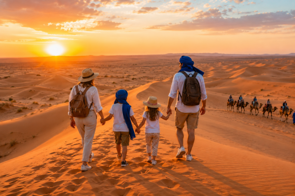 Voyager Desert Maroc Enfants