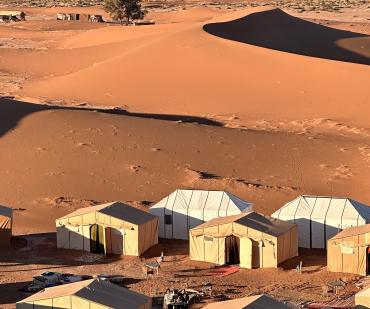  Bivouac dans le désert marocain au départ de Marrakech